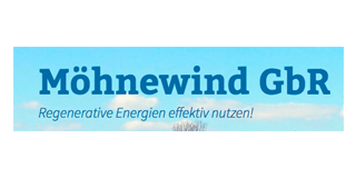 Das Logo der Firma für Windkraftanlagen Möhnewind GbR