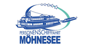 Das Logo der Gesellschaft Personenschifffahrt Möhnesee